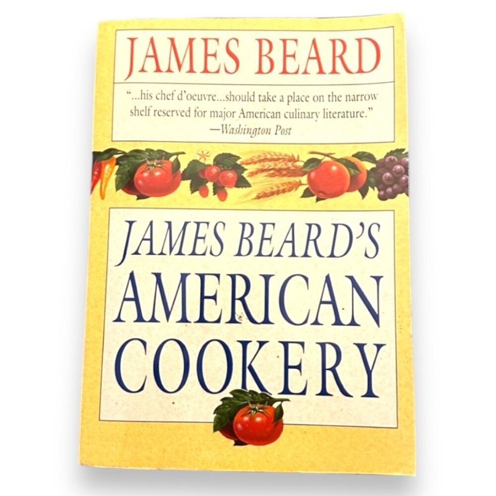 James Beard's American Cookery 1980 Trade Paperback Book Vintage Cookbook